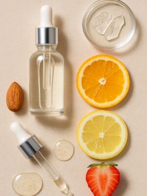 KWASY KOSMETYCZNE,-MIGDAŁ,FITOWY,OWOCOWE