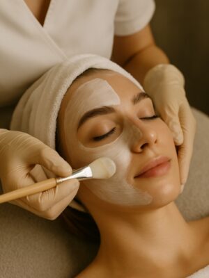 PEELING KAWITACYJNY z masażem i maską